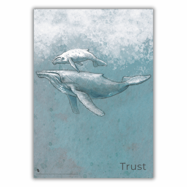 Teacher Wellbeing Cards poster- Trust